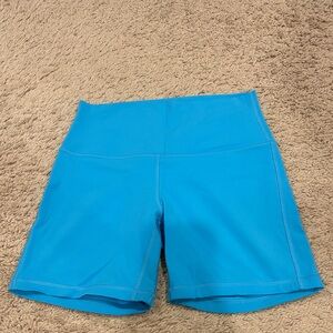 Lululemon Athletica Vibrant Blue Bike Shorts